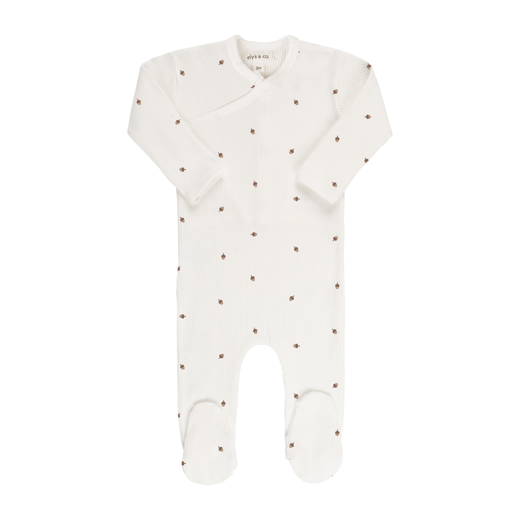 Acorn Zipper Footie