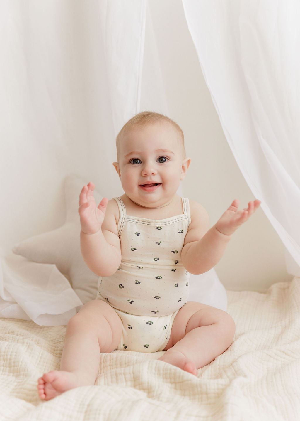 cherry infant undershirts