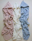 Pink Hooded Towel & Washcloth