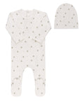 Floral Print Collection - Footie + Beanie