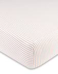 Mauve print Crib Sheet Set hypoallergenic & breathable