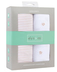 gift ready breathable and hypoallergenic Mauve Crib Sheet Set