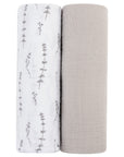 2 Pack Cotton Muslin Swaddle Blanket
