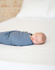2 Pack Cotton Muslin Swaddle Blanket - Lush Blue