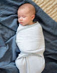 2 Pack Cotton Muslin Swaddle Blanket - Lush Blue