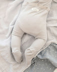 2 Pack Cotton Muslin Swaddle Blanket - Blue Leaf