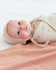 2 Pack Cotton Muslin Swaddle Blanket - Pink Garden Flower