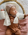 Cotton Muslin Swaddle Blanket - Dusty Rose