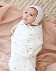 2 Pack Cotton Muslin Swaddle Blanket - Pink Pear