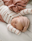 Cotton Muslin Swaddle Blanket - Dusty Rose