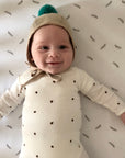 Baby preferred crib sheet set forest grey leaf print