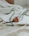 Sage Pears Hooded Towel & Washcloth