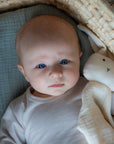 Cotton Muslin Swaddle Blanket - Ocean Blue