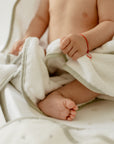 Sage Pears Hooded Towel & Washcloth