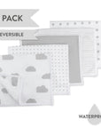 Waterproof Reversible Burp Cloths