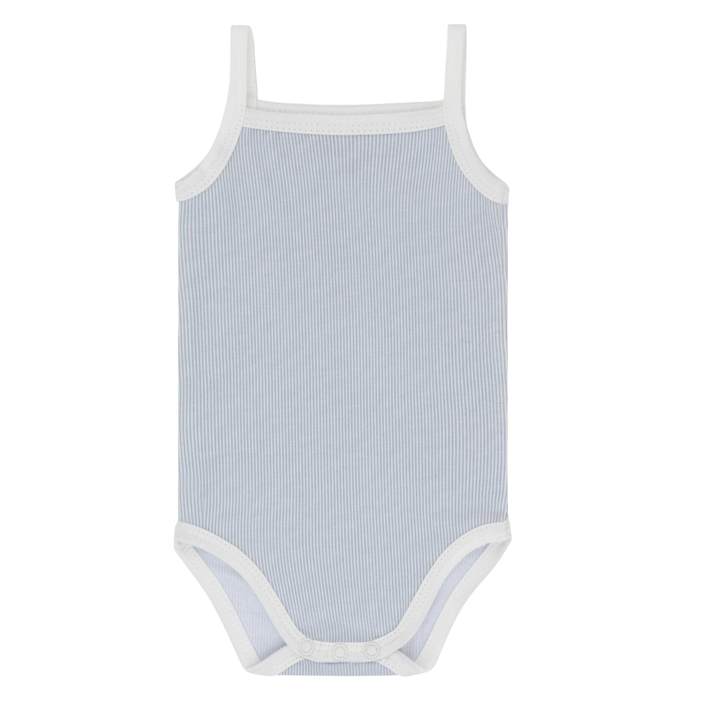 blue stripe spaghetti undershirt