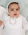 Jersey Cotton - Embroidered Wreath Collection- Bonnets
