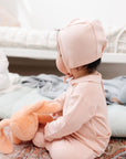 Jersey Cotton - Embroidered Wreath Collection- Bonnets