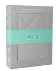 Quilted Waterproof Bassinet Sheet with Heat Protection - Grey