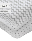 Waterproof Crib Sheet Set