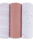 3 Pack Cotton Muslin Swaddle Blanket