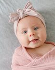 Cotton Muslin Swaddle Blanket - Petal Pink