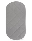 Quilted Waterproof Bassinet Sheet with Heat Protection - Grey