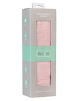 Cotton Muslin Swaddle Blanket - Petal Pink