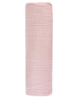 Cotton Muslin Swaddle Blanket - Petal Pink