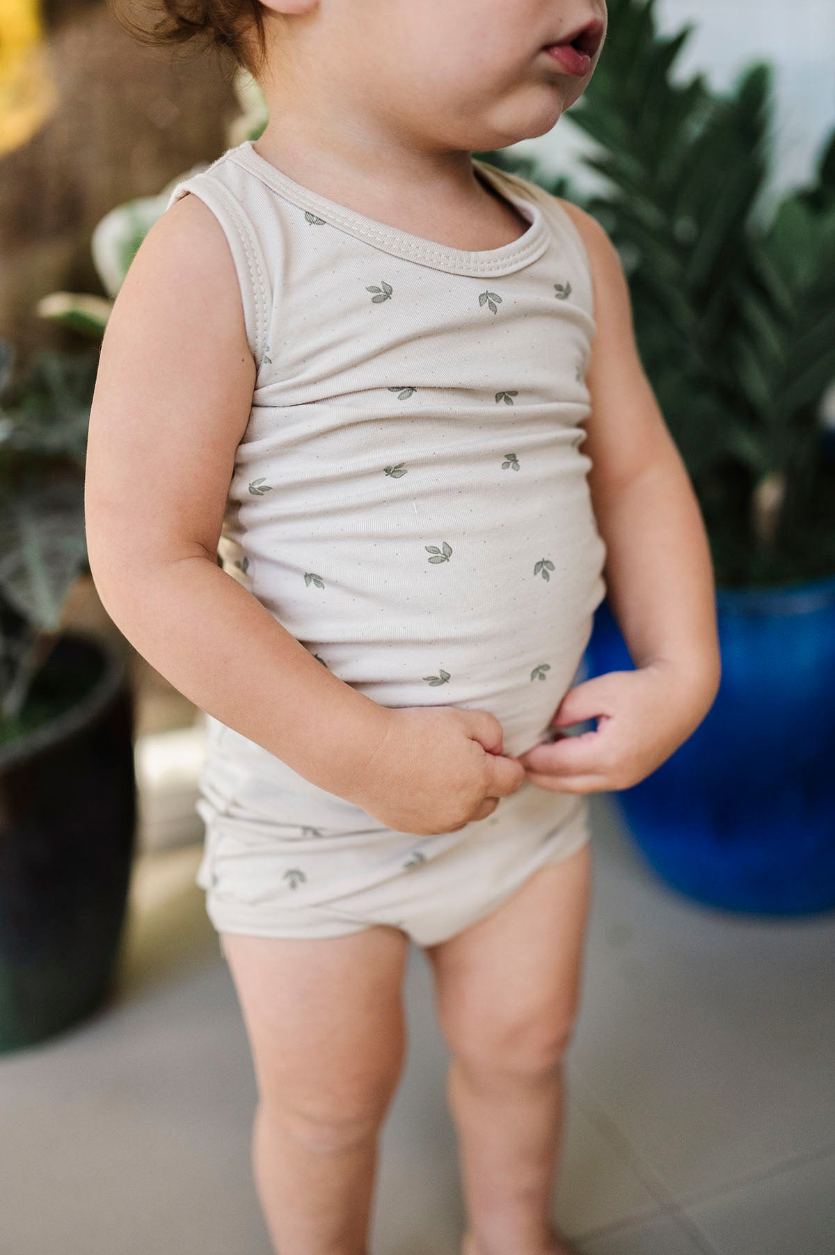 Jersey Cotton - Vintage Floral Collection - Tank and Bloomer