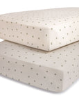 baby crib sheet set vintage leaf collection