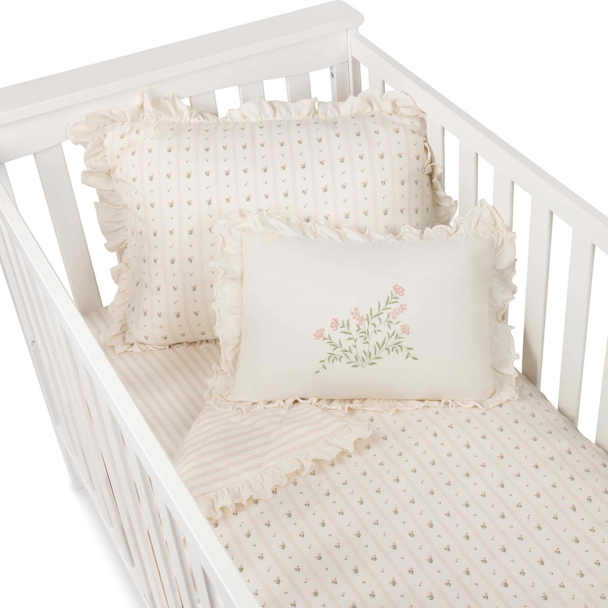 Linear Floral Pillowcase