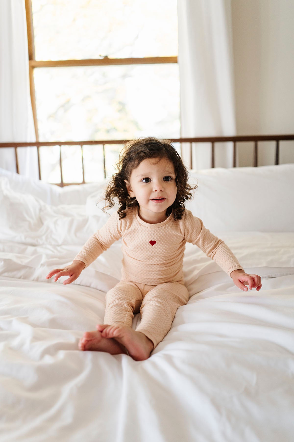 Cotton - Embroidered Heart and Star Collection- Lounge Set