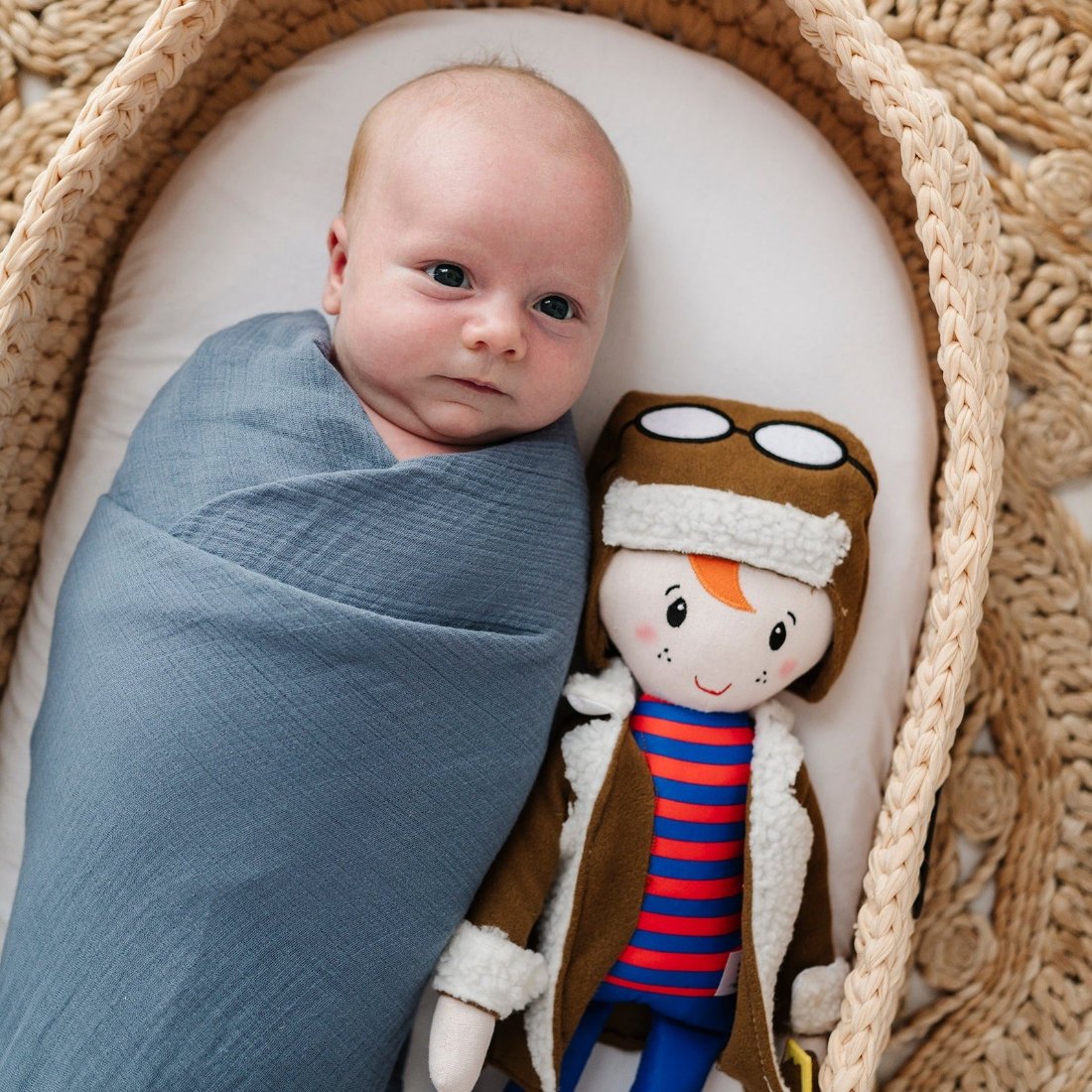 3 Pack Cotton Muslin Swaddle Blanket