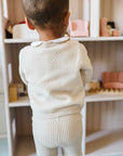 Bubble Knit Collection - Ribbed Overalls