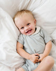 Wide Rib Cotton - Rosebud Collection- Romper