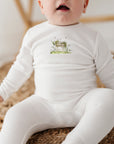 Watercolor Cradle Collection - Footie + Bonnet