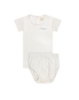 Organic Cotton Amore Pointelle Collection - 2Pc Set