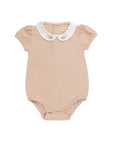 Organic Cotton Embroidered Collar Collection - Romper