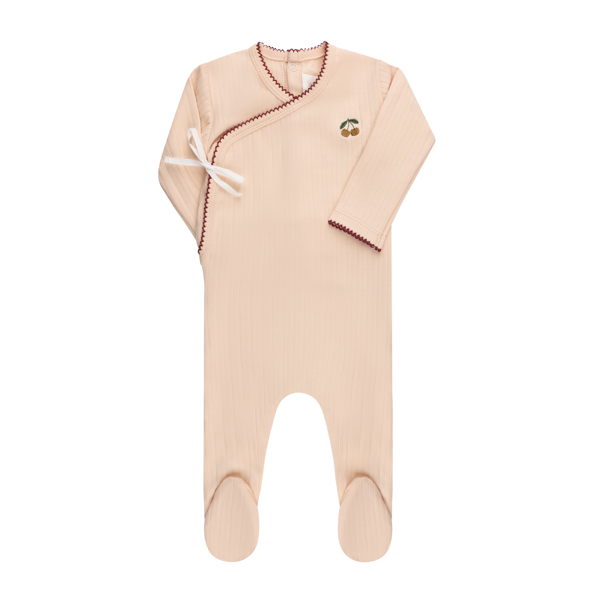 Embroidered Cherry Collection - Footie