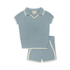 Blue/Ivory