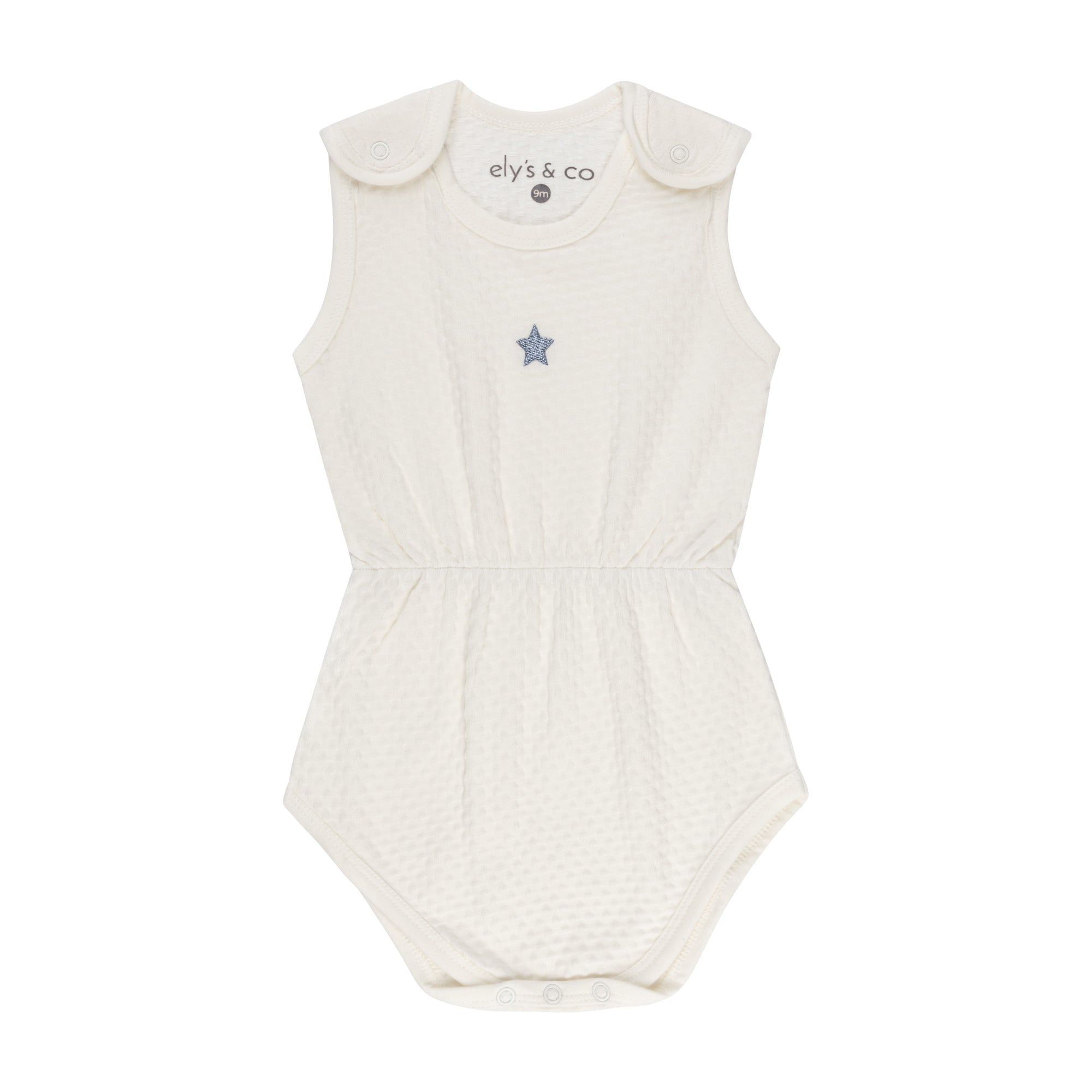 Cotton - Embroidered Star Collection-Romper