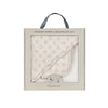 Floral Plaid Collection – Hooded Towel with Pocket Wash Cloth – Pink