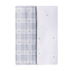 Floral Plaid Collection – Waterproof Changing Pad Covers – Blue