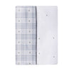 Floral Plaid Collection – Bassinet Sheets – Blue