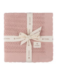 Wave Collection - Knit Pointelle Blanket