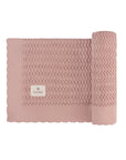 Wave Collection - Knit Pointelle Blanket