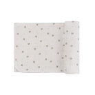 Soft Floral Muslin Cotton Swaddle Blanket Tan