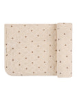 Jersey Cotton Floral Grid Collection - Muslin Swaddle
