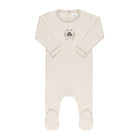 Soft ivory boys Cotton Baby Footie – Garden Floral Center